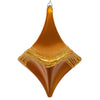 Vickerman MT194030D 8" Antique Gold Candy Glitter Drop Christmas Ornament