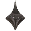 Vickerman MT194084D 8" Gunmetal Candy Glitter Drop Ornament
