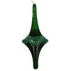 Vickerman MT194104D 12" Green Candy Glitter Drop Christmas Ornament.