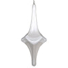 Vickerman MT194111D 12" White Candy Glitter Drop Christmas Ornament.