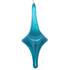 Vickerman MT194112D 12" Turquoise Candy Glitter Drop Christmas Ornament.