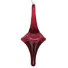 Vickerman MT194121D 12" Berry Red Candy Glitter Drop Christmas Ornament.