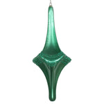 Vickerman MT194144D 12" Seafoam Green Candy Glitter Drop Ornament