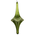 Vickerman MT194154D 12" Celadon Candy Glitter Drop Ornament