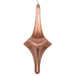 Vickerman MT194158D 12" Rose Gold Candy Glitter Drop Ornament
