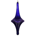 Vickerman MT194166D 12" Purple Candy Glitter Drop Ornament