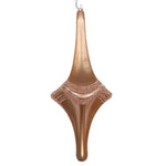 Vickerman MT194180D 12" Cafe Latte Candy Glitter Drop Ornament