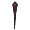 Vickerman MT195126D 15.75" Plum Matte Glitter Drop Christmas Ornament