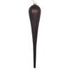 Vickerman MT195175D 15.75" Chocolate Matte Glitter Drop Christmas Ornament Pack Of 2