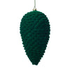 Vickerman MT195764D 7" Moss Green Flocked Pinecone Christmas Ornament Pack Of 2