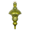 Vickerman MT198773D 10" Lime Candy Finish Net Top Finial Ornament With Glitter Accents
