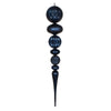 Vickerman MT199231 42" Midnight Blue Durian Candy And Matte Finial Ornament