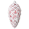 Vickerman MT202403 8" Red Brushed Pinecone Christmas Ornament Pack Of 2