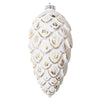 Vickerman MT202408 8" Gold Brushed Pinecone Christmas Ornament Pack Of 2
