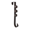 Vickerman MT210117 12" Black Matte Door Hanger With Bells