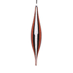 Vickerman MT2210320 13" Black White Orange Shuttle Ornament 2 Per Bag.