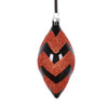 Vickerman MT2210910 5" Black Orange Shuttle Ornament 4 Per Bag.