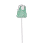 Vickerman MT221804 10" Green Gumdrop Lollipop Ornament 3 Per Bag.