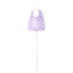 Vickerman MT221866 10" Purple Gumdrop Lollipop Ornament 3 Per Bag.