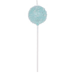 Vickerman MT222002 10" Blue Round Lollipop Ornament 3 Per Bag.