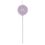 Vickerman MT222066 10" Purple Round Lollipop Ornament 3 Per Bag.