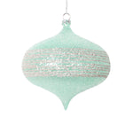 Vickerman MT222504 4" Light Green Onion Ornament 4 Per Bag.