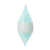 Vickerman MT222702 7" Light Blue Shuttle Ornament 4 Per Bag.