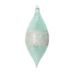 Vickerman MT222704 7" Light Green Shuttle Ornament 4 Per Bag.