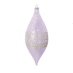 Vickerman MT222766 7" Light Purple Shuttle Ornament 4 Per Bag.