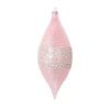 Vickerman MT222779 7" Light Pink Shuttle Ornament 4 Per Bag.