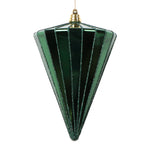 Vickerman MT224144 6" Shiny Seafoam Green Cone Ornament 3 Per Bag.