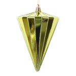 Vickerman MT224173 6" Shiny Lime Cone Ornament 3 Per Bag.