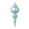 Vickerman MT224532 10" Matte Baby Blue Finial Ornament 2 Per Bag.