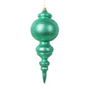 Vickerman MT224544 10" Matte Seafoam Green Finial Ornament 2 Per Bag.