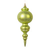 Vickerman MT224573 10" Matte Lime Finial Ornament 2 Per Bag.