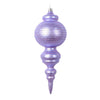 Vickerman MT224586 10" Matte Lavender Finial Ornament 2 Per Bag.
