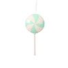 Vickerman MT226744 9" Seafoam Flat Round Lollipop 6 Per Bag.