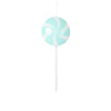 Vickerman MT226944 26" Seafoam Flat Round Lollipop On Stick.