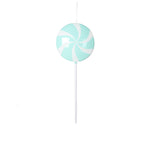Vickerman MT226944 26" Seafoam Flat Round Lollipop On Stick.