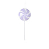 Vickerman MT226966 26" Pastel Lavender Flat Round Lollipop On Stick.