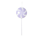 Vickerman MT226966 26" Pastel Lavender Flat Round Lollipop On Stick.