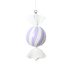 Vickerman MT227766 13" Pastel Lavender Round Swirl Candy Ornament.