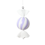 Vickerman MT227766 13" Pastel Lavender Round Swirl Candy Ornament.