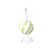 Vickerman MT227773 13" Green Round Swirl Candy Ornament.