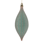 Vickerman MT229742 7" Light Green Shuttle Ornament 3 Per Bag.