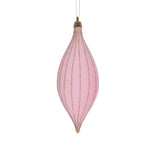 Vickerman MT229779 7" Light Pink Shuttle Ornament 3 Per Bag.