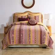 Nature-Inspired Quilt Set – 68x88 Twin Marigold Floral Design