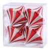 Vickerman N100734 3.5" Candy Cane Diamond Drop Christmas Ornament 4 Per Box