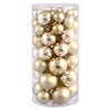 Vickerman N112208A 1.5 in. -2 in. Gold Balls Shiny-Matte 50-Box