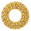 Vickerman N114408 22" Gold Shiny And Matte Ball Wreath
